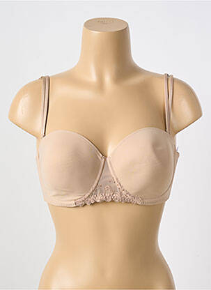 Soutien-gorge effet matière satinée haut soutien-gorge balconnet chair SIMONE PERELE femme