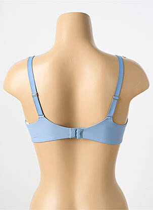 Soutien-gorge tissage dentelle haut soutien-gorge moulé bleu CHANTELLE femme