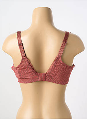 Soutien-gorge effet matière satinée haut soutien-gorge moulé rouge CHANTELLE femme
