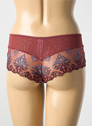 Shorty tissage tulle rouge CHANTELLE femme