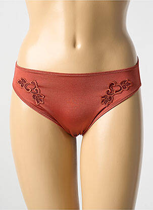 Culotte tissage satiné orange CHANTELLE femme