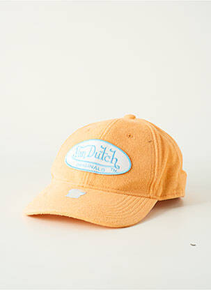 Casquette orange VON DUTCH pour homme