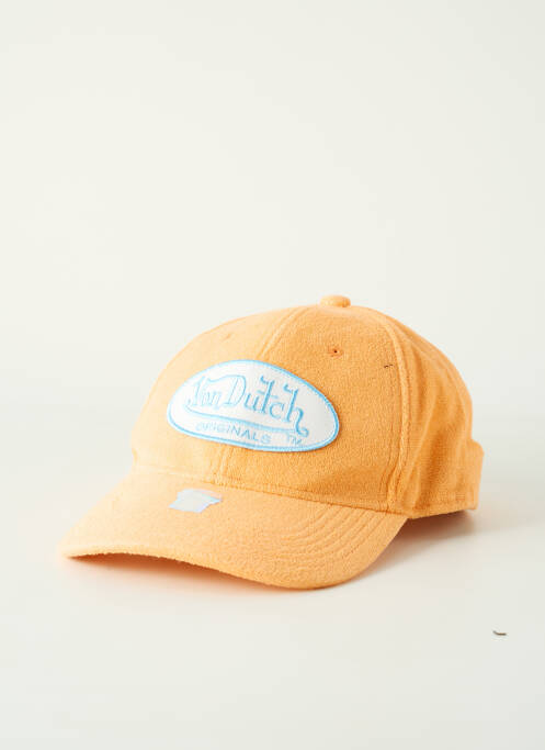 Casquette orange VON DUTCH pour homme