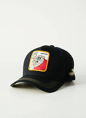 Casquette fermeture patte réglable noir CAPSLAB BY FREEGUN homme