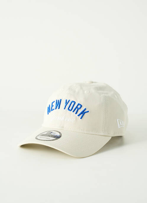 Casquette broderie beige NEW ERA homme