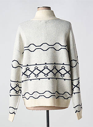 Pull manches longues manches longues beige B.YOUNG femme