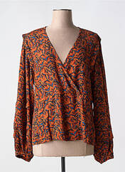 Blouse orange ORFEO pour femme seconde vue