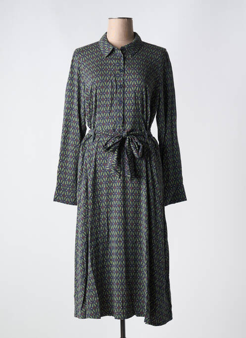 Robe longue manches longues manches longues vert KING LOUIE femme