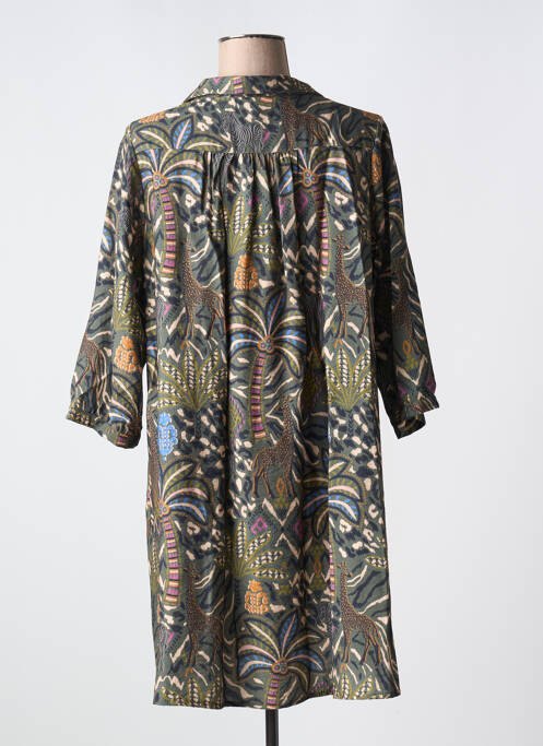 Robe courte vert RUE DES ABBESSES pour femme