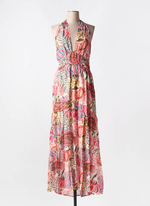 Robe longue rose SEE U SOON pour femme