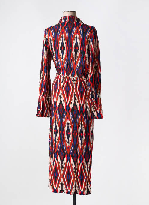 Robe longue rouge ORFEO femme