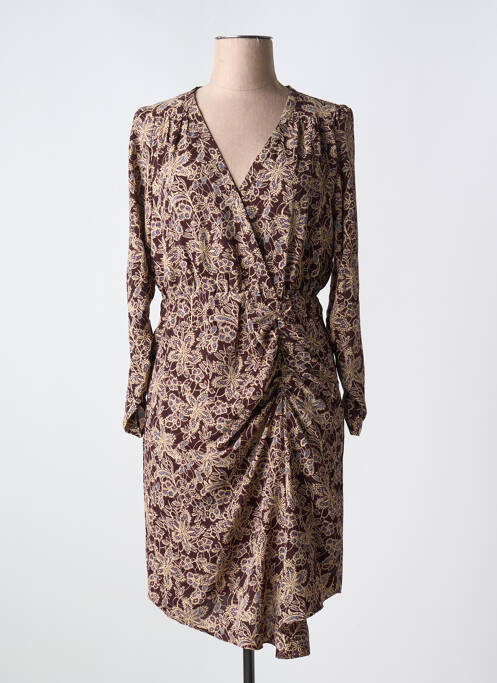 Robe mi-longue rouge SEE U SOON pour femme