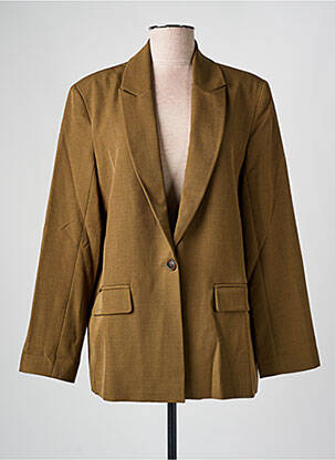 Blazer fausses poches marron ANGE femme