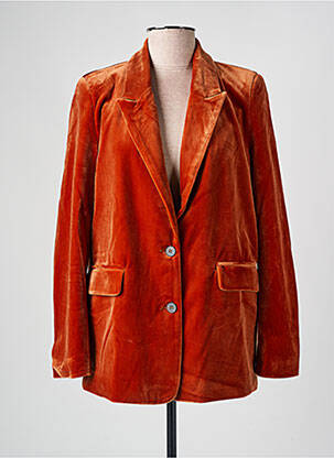 Blazer fausses poches orange SEE U SOON femme