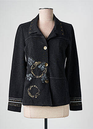 Blazer poches gris DOLCEZZA femme