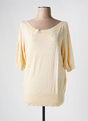 Pull resserrée sur le bas manches courtes beige KING LOUIE femme