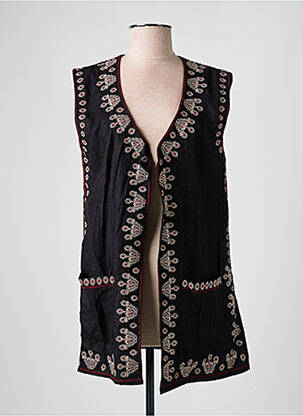 Gilet sans manche noir MAISON HOTEL pour femme