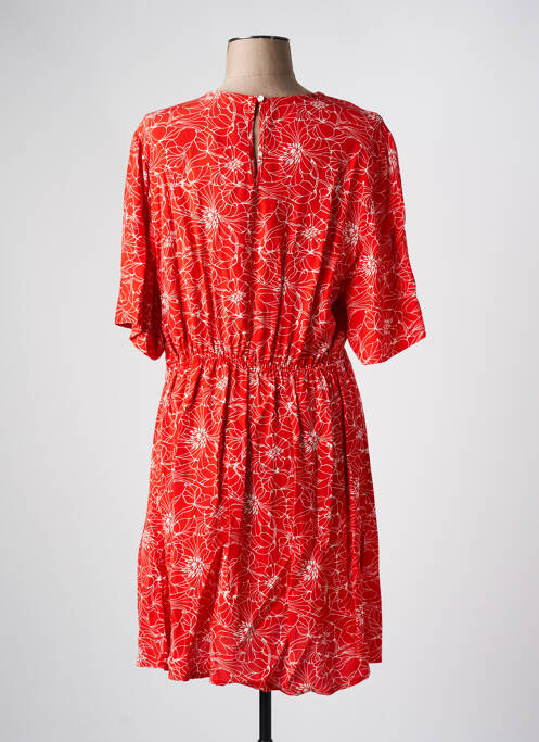 Robe mi-longue rouge ANGE pour femme