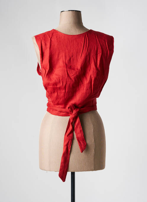 Top orange THE KORNER pour femme