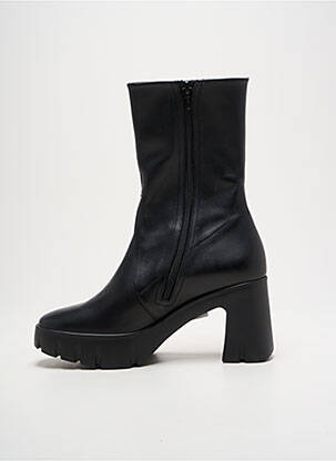 Bottines/boots matière lisse talon de 7 à 9cm noir HOGL femme