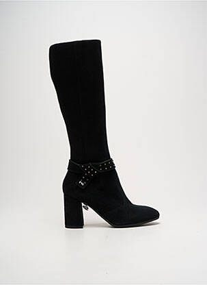 Bottes nubuck talon de 7 à 9cm noir NERO GIARDINI femme