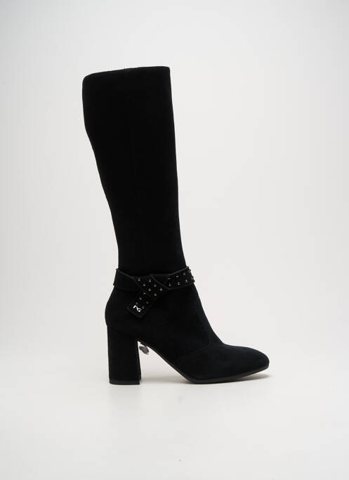Bottes nubuck talon de 7 à 9cm noir NERO GIARDINI femme