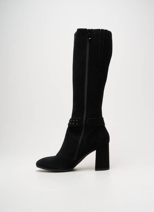 Bottes nubuck talon de 7 à 9cm noir NERO GIARDINI femme