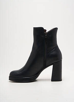 Bottines/boots matière lisse talon de 7 à 9cm noir WONDERS femme