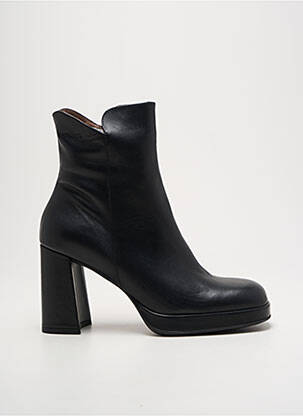 Bottines/boots matière lisse talon de 7 à 9cm noir WONDERS femme
