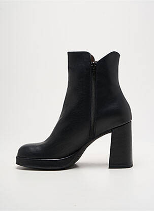 Bottines/boots matière lisse talon de 7 à 9cm noir WONDERS femme