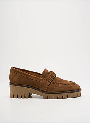 Mocassins nubuck talon de 4 à 6cm marron JHAY femme