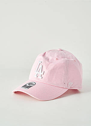 Casquette broderie rose 47 BRAND femme