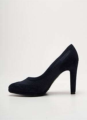 Escarpins bout pointu talon haut de 10cm et plus bleu PETER KAISER femme