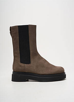Bottines/boots nubuck talon de 4 à 6cm marron HOGL femme