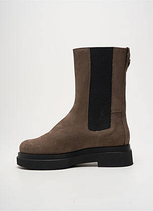 Bottines/boots nubuck talon de 4 à 6cm marron HOGL femme