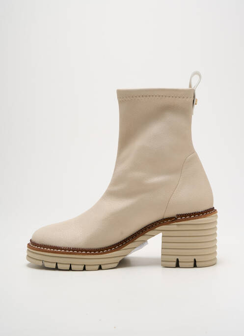 Bottines/Boots beige PEDRO MIRALLES pour femme