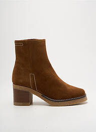 Bottines/boots nubuck talon de 4 à 6cm marron JHAY femme
