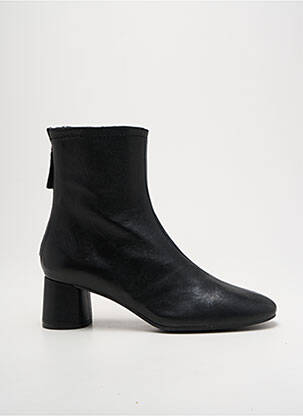 Bottines/boots matière lisse talon de 4 à 6cm noir PEDRO MIRALLES femme
