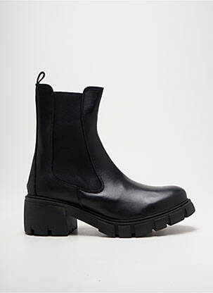 Bottines/boots matière lisse talon de 4 à 6cm noir BELANG femme