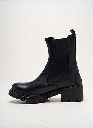Bottines/boots matière lisse talon de 4 à 6cm noir BELANG femme