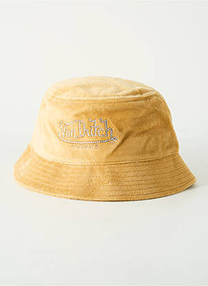 Bonnet marron VON DUTCH pour unisexe