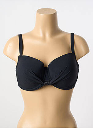 Haut de maillot de bain stretch haut triangles noir ANTIGEL femme