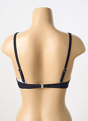 Haut de maillot de bain stretch haut soutien-gorge push-up noir ANTIGEL femme