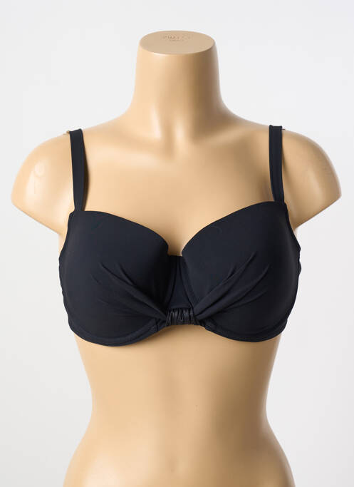 Haut de maillot de bain noir ANTIGEL femme