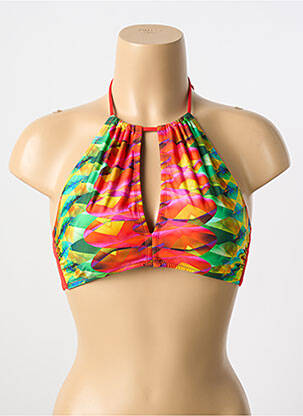 Haut de maillot de bain stretch bralettes rouge ANTIGEL femme