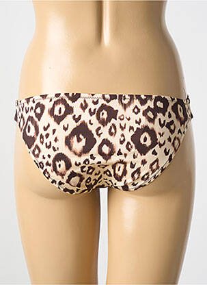 Bas de maillot de bain tissage satiné culotte beige ANTIGEL femme