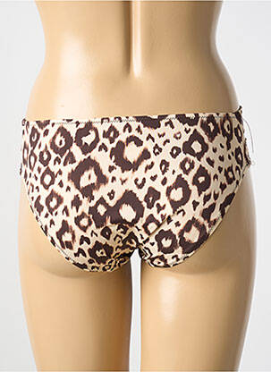 Bas de maillot de bain tissage satiné culotte beige ANTIGEL femme