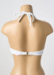 Haut de maillot de bain blanc ANTIGEL pour femme seconde vue