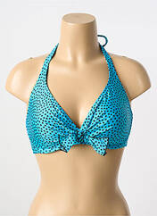 Haut de maillot de bain bleu ANTIGEL pour femme seconde vue