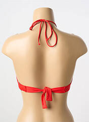 Haut de maillot de bain rouge ANTIGEL pour femme seconde vue